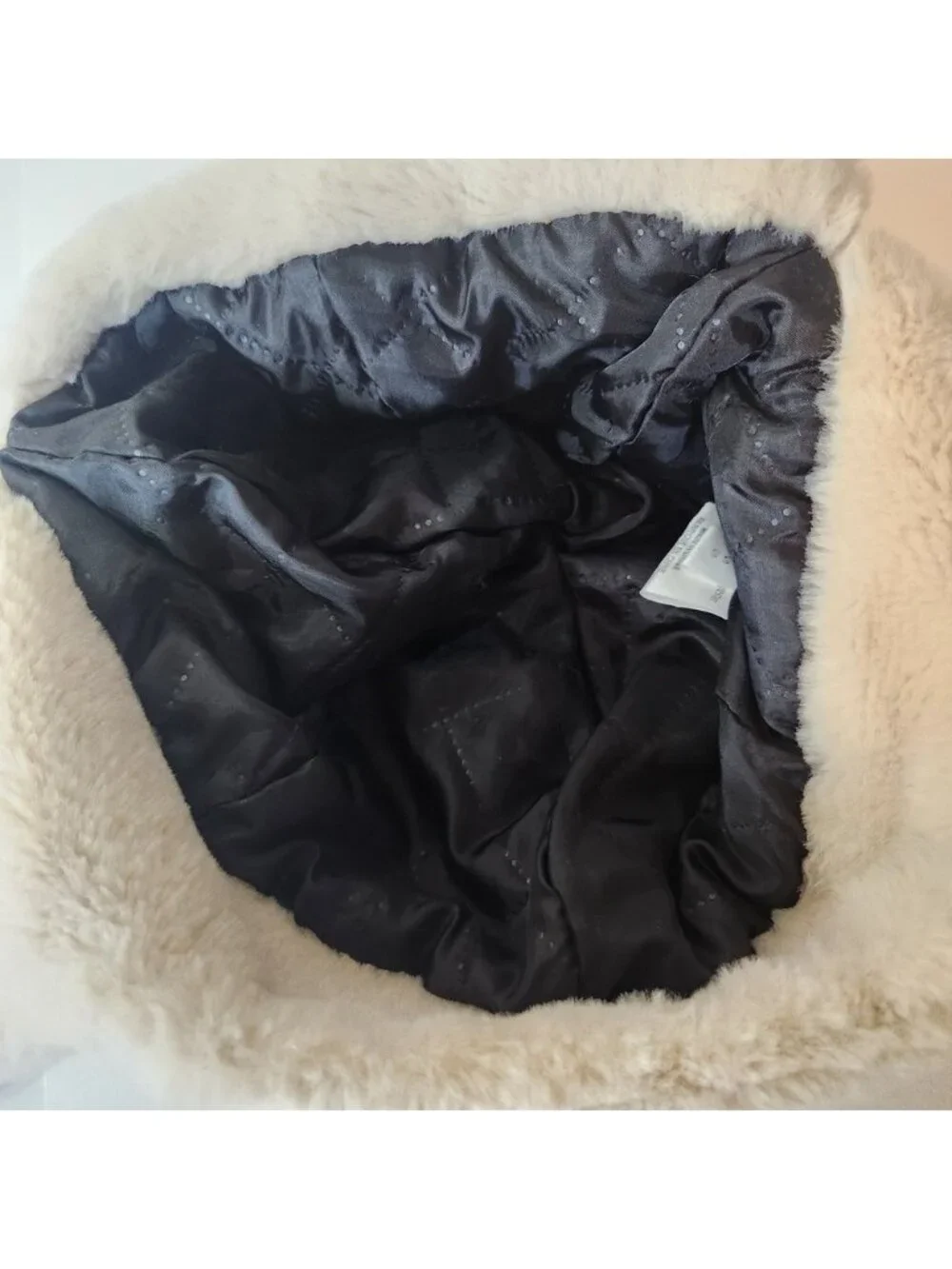 LA Express Faux Fur‎ Trapper Hat Cream Beige Ushanka Winter Ear Flap Cap unisex